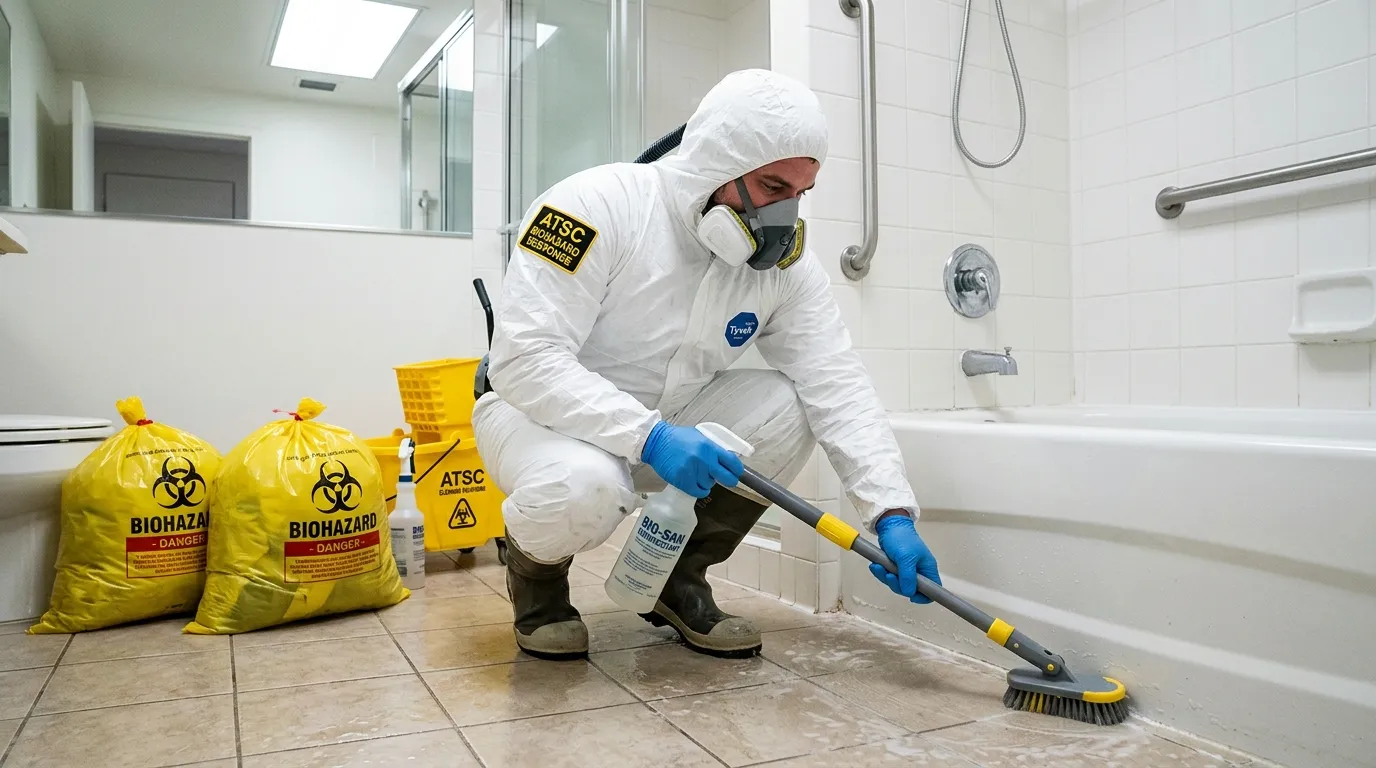 Decontamination equipment deployed for Blood Cleanup in Fox Point